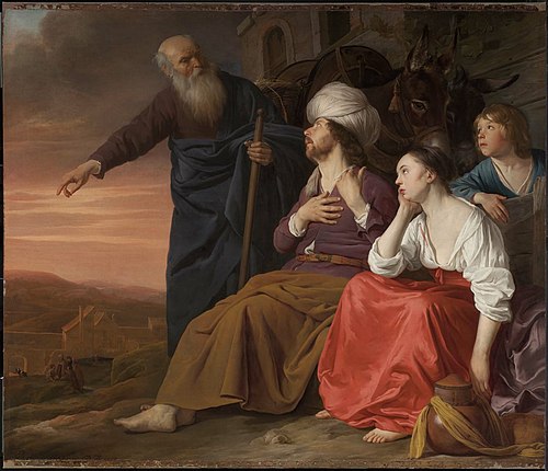 The Laborer of Gibea Offering Hospitality to the Levite and His Wife, 1642, Daniel Thivart