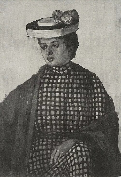 Portrait of my colleague L., 1900, Alice Trübner