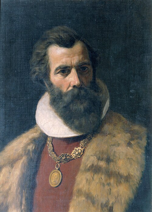 Bärtiger Mann in altdeutscher Tracht, , Natale Schiavoni