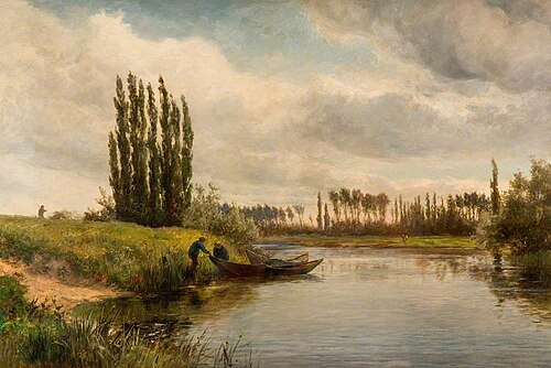 Joinville on the River Marne, 1875, David Bates