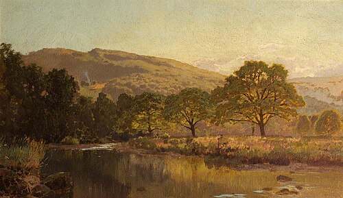 River Landscape, 1878, David Bates