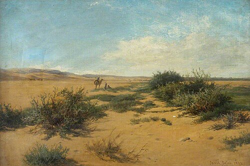 The Border of the Nile Valley, 1892, David Bates