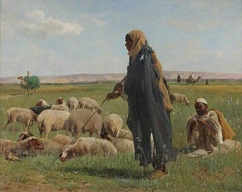 Arab Shepherds, 1892, David Bates