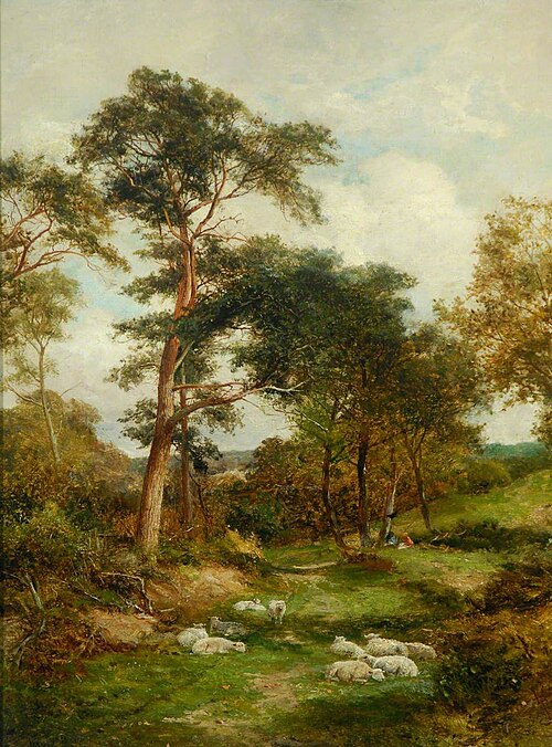 A Warwickshire Lane, 1893, David Bates