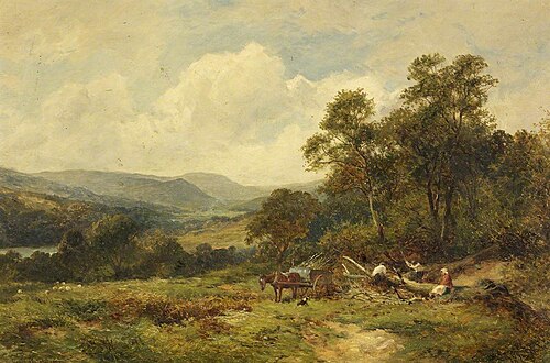 Above Rydal Mount, Ambleside, 1897, David Bates