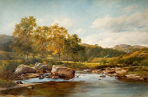 Stepping Stones on the Llugwy, , David Bates