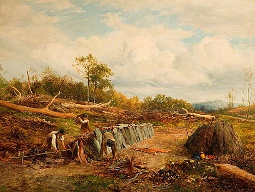 Stacking the Oak Fence, , David Bates