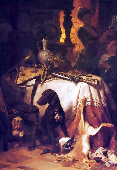 After the Hunt, 1870, David Dalhoff Neal