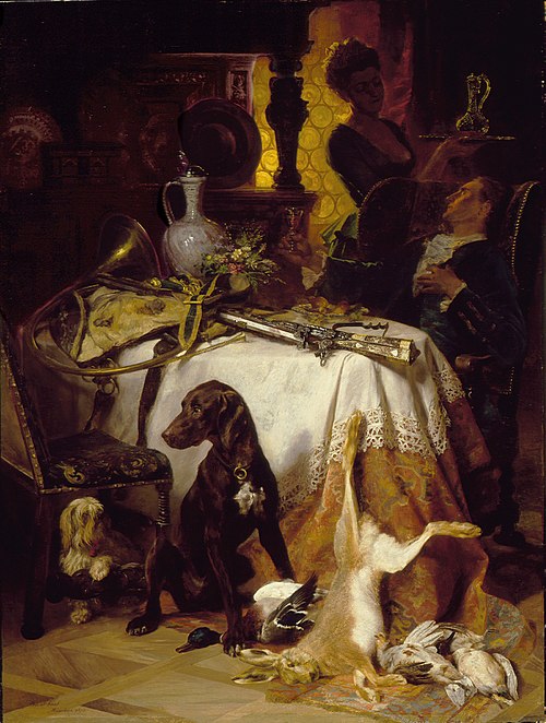 After the Hunt, 1870, David Dalhoff Neal