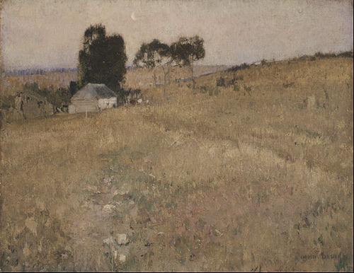 A summer evening, 1895, David Davies