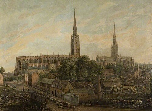 Priory Street, Coventry, 1861, David Gee