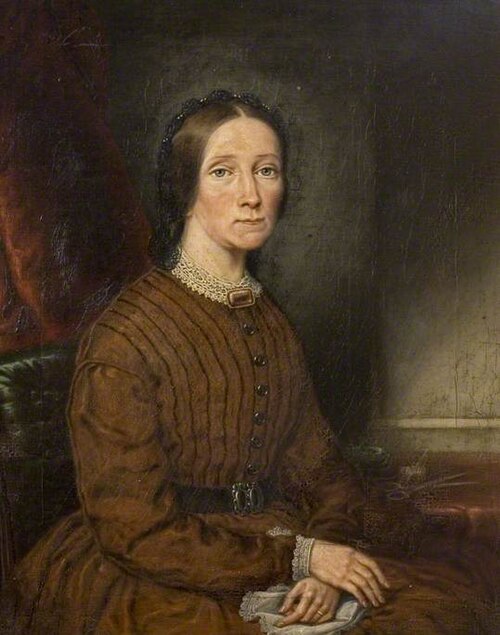 The Painter's Wife, Harriet (1809–1868), 1868, David Gee