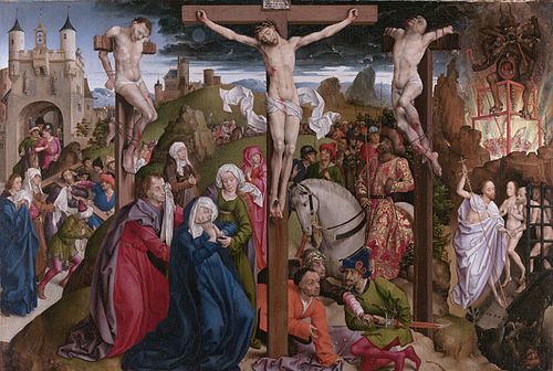 La Crucifixion, 1450, André d'Ypres