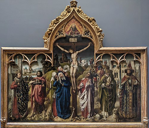 La Crucifixion du Parlement de Paris, 1445, André d'Ypres