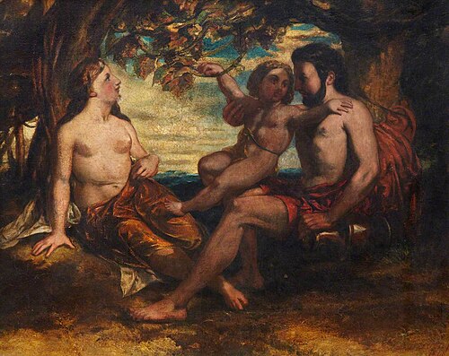 Mythological Group, 1848, David Scott