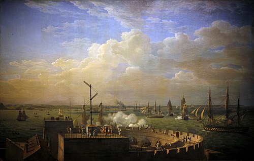 La rade de Cherbourg, 1822, Louis-Philippe Crépin