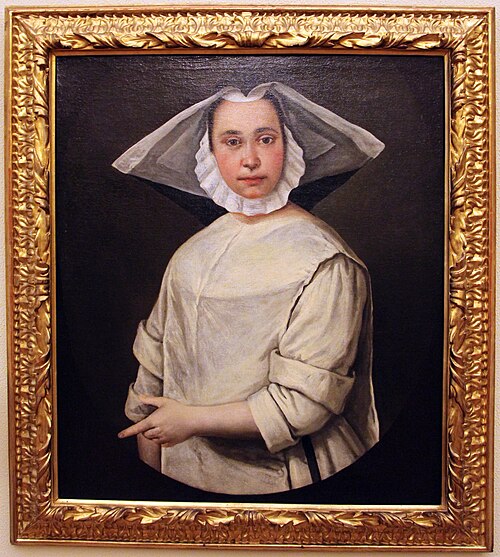 Portrait of a Young Nun, 1730, Giacomo Ceruti