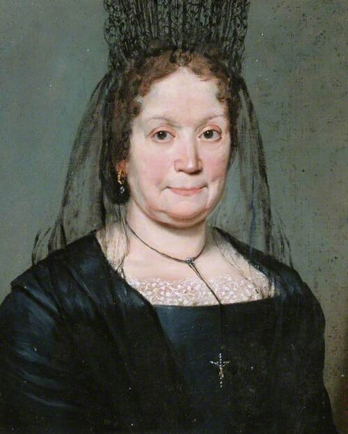Portrait of an Elderly Lady in Black, , Giacomo Ceruti