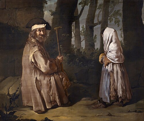 Two Beggars in a Wood, 1730, Giacomo Ceruti