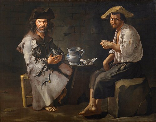 Two beggars, 1737, Giacomo Ceruti