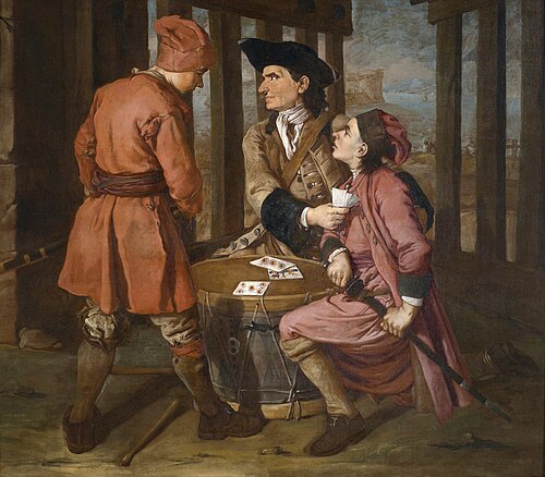Card players, 1725, Giacomo Ceruti