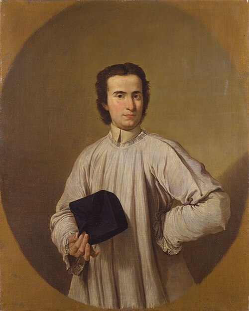 Portrait of a clergyman known as the 'little priest', 1740, Giacomo Ceruti