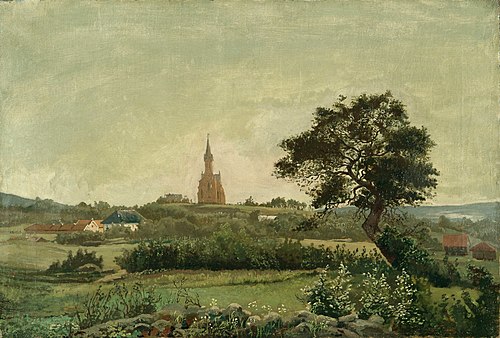 Vestre Aker kirke, 1872, Anton Bergh