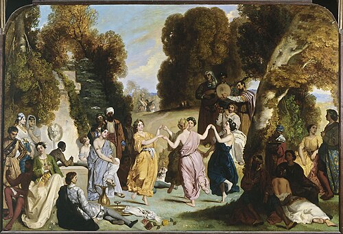 La danse des Muses, 1801, Louis Boulanger