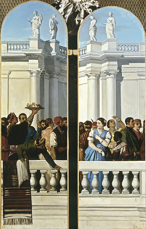Festin à la mode vénitienne (partie droite), 1801, Louis Boulanger