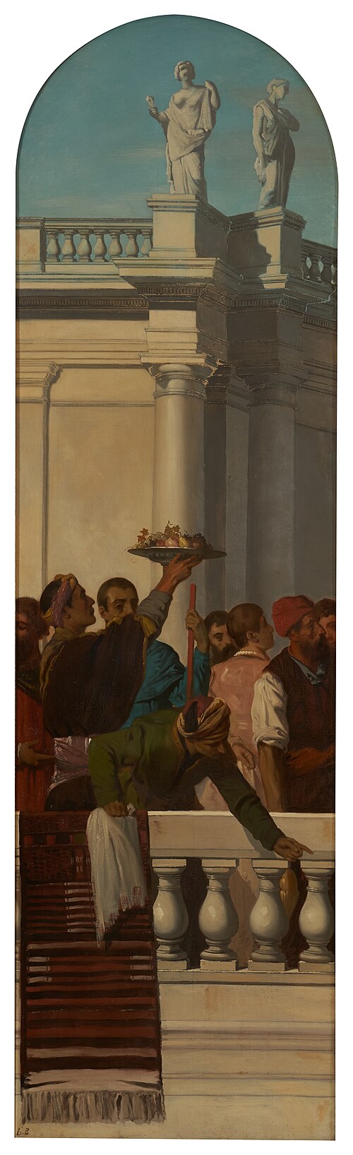 Festin à la mode vénitienne (partie gauche), 1801, Louis Boulanger