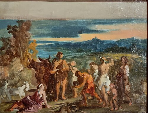 Les bergers de Virgile, , Louis Boulanger