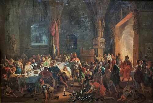 Les truands ou vive la joie, 1866, Louis Boulanger