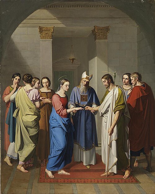 The Marriage of Mary, 1873, Franz Xaver Glink