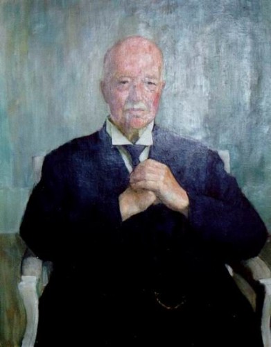 Portrait of Director Tore Olaus Engset, 1935, Erik Werenskiold