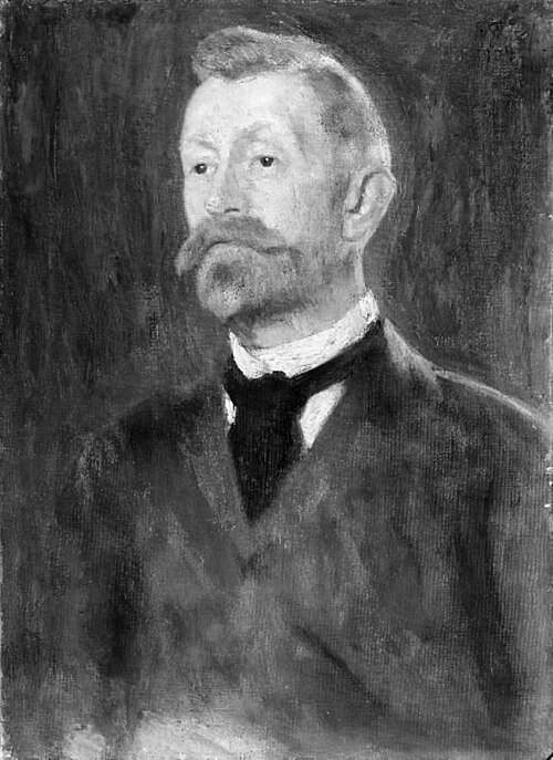 Portrait of Hans Christian Andersen Bekkevahr, 1904, Erik Werenskiold
