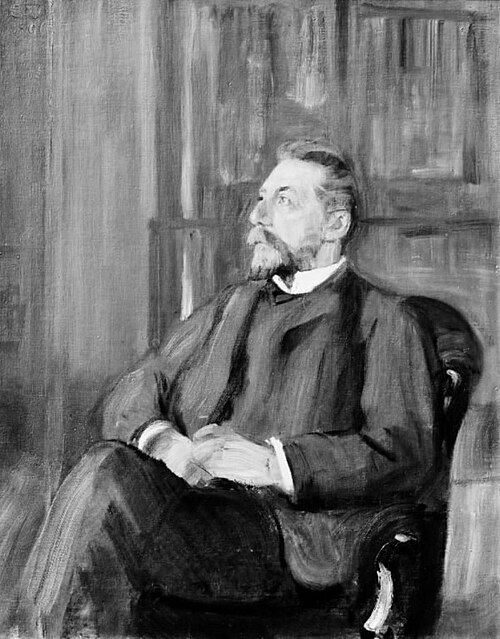 Portrait of Prime Minister Michelsen, 1906, Erik Werenskiold
