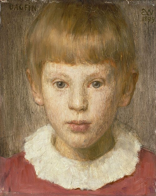 Dagfin, the Artist's Son, 1899, Erik Werenskiold