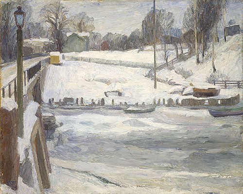 From Lysaker, 1909, Erik Werenskiold