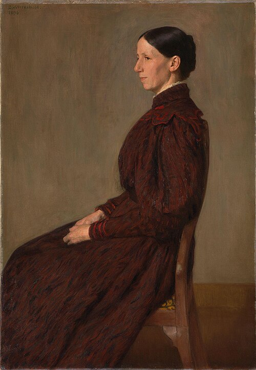 Portrait of Mrs. Anna Dick, 1896, Erik Werenskiold
