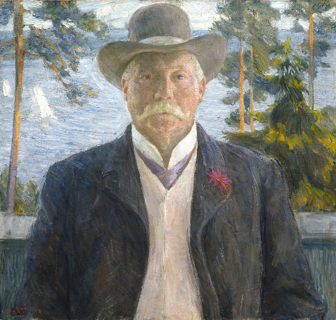 Portrait of the Composer Thorvald Lammers, 1906, Erik Werenskiold