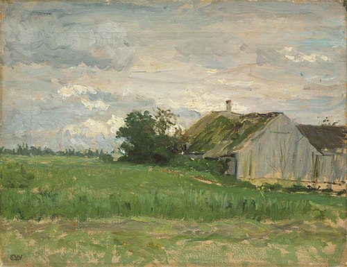 Landscape Study, 1879, Erik Werenskiold