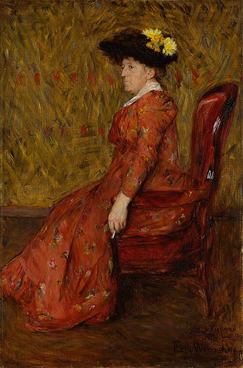 Portrait of the Painter Kitty L. Kielland, 1891, Erik Werenskiold