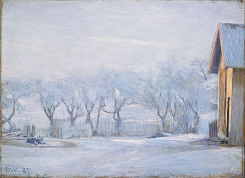 White Frost, 1889, Erik Werenskiold