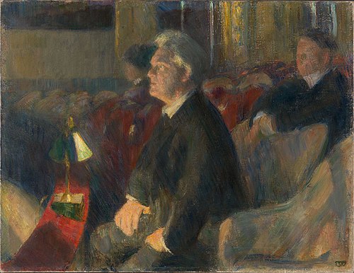 Sketch for Portrait of Theater Director Bjørn Bjørnson, Inv.No. 946, 1906, Erik Werenskiold
