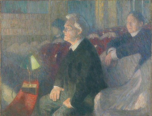 Portrait of Theater Director Bjørn Bjørnson, 1910, Erik Werenskiold