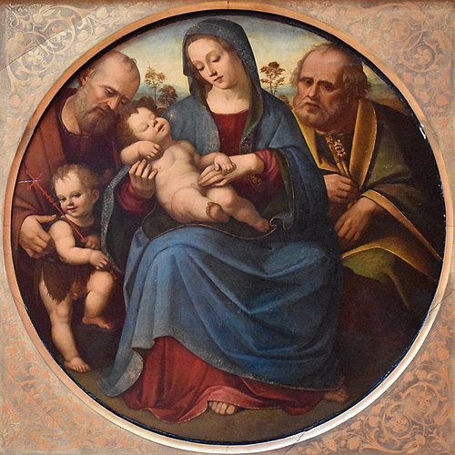 La Vierge, l'Enfant et les saints, 1600, Girolamo del Pacchia