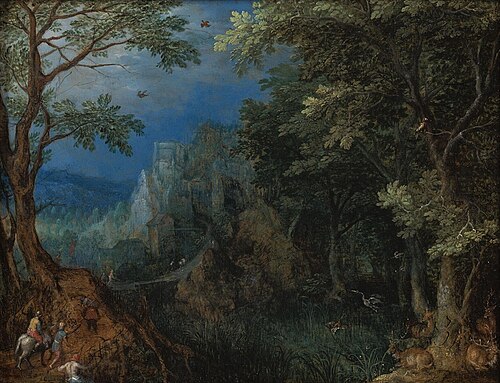 Mountainous Landscape, 1600, Gillis van Coninxloo