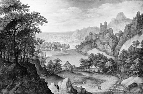 A River Landscape, 1583, Gillis van Coninxloo