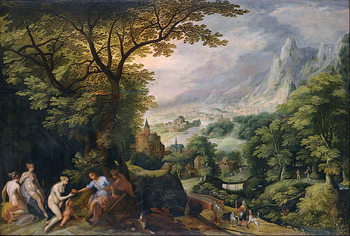 Landscape with the Judgement of Paris, 1610, Gillis van Coninxloo