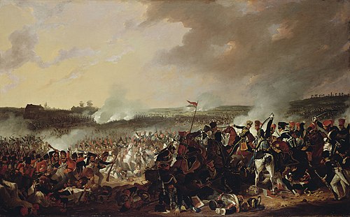 The Battle of Waterloo: General Advance of the British Lines, 1816, Denis Dighton